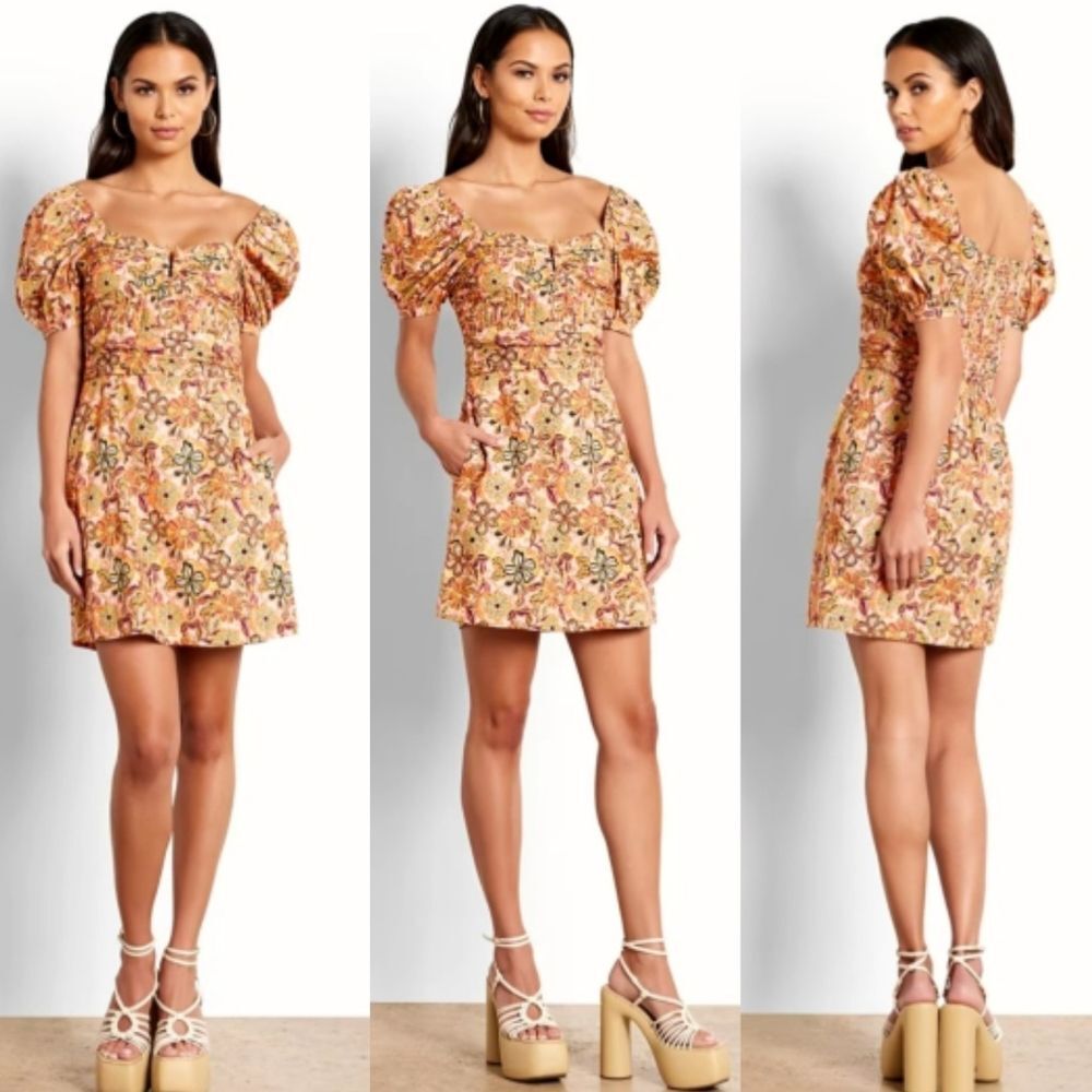 NWT|Sam Edelman Erica Floral Mini Dress, SMALL